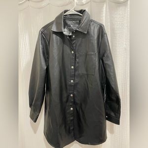 Black pleather jacket